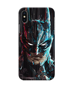 Batman Face Iphone Xs Back Cover