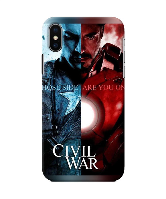 Civil War Iphone Xs Back Cover