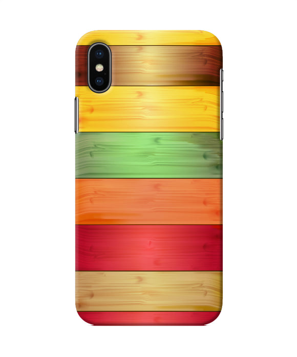 Wooden Colors Iphone Xs Back Cover