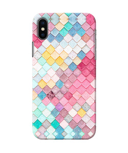 Colorful Fish Skin Iphone Xs Back Cover