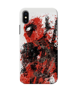 Deadpool Rugh Sketch Iphone Xs Back Cover