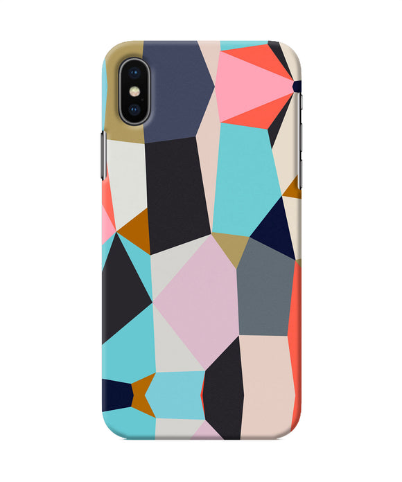 Abstract Colorful Shapes Iphone Xs Back Cover