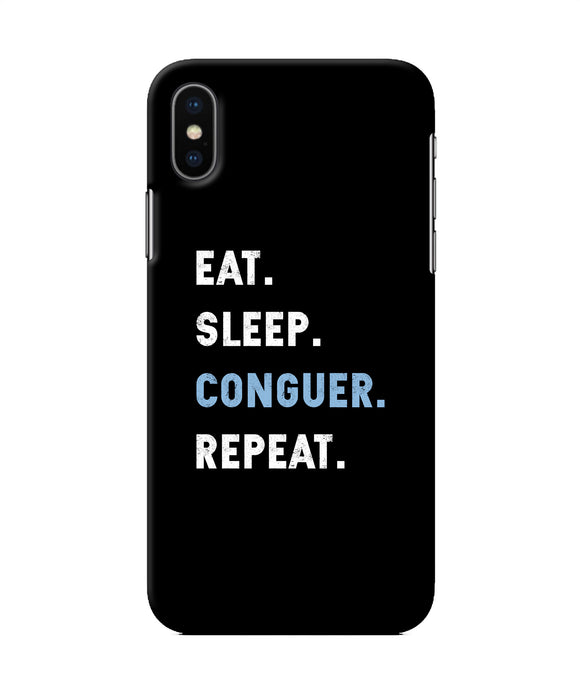 Eat Sleep Quote Iphone Xs Back Cover