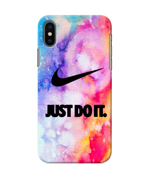 Just Do It Colors Iphone Xs Back Cover