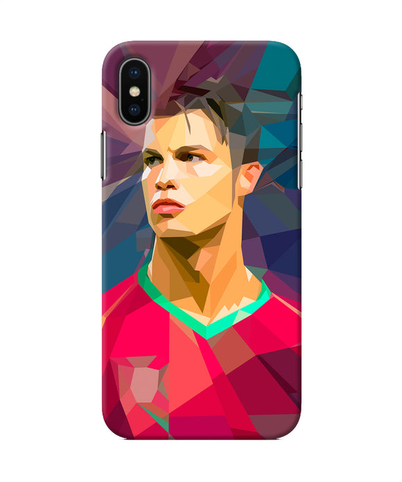 Abstract Ronaldo Iphone Xs Back Cover