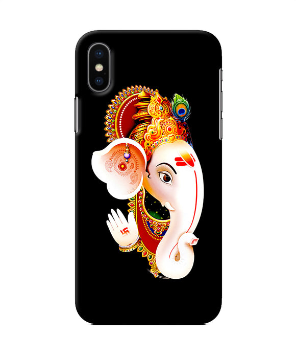 Lord Ganesh Face Iphone Xs Back Cover