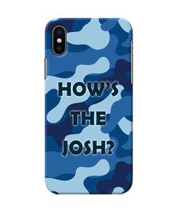 Hows The Josh Iphone Xs Back Cover