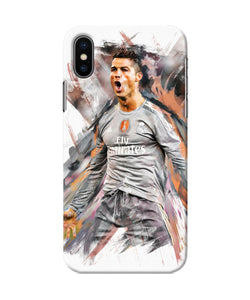 Ronaldo Poster Iphone Xs Back Cover