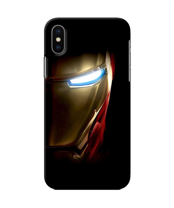 Ironman Half Face Iphone Xs Back Cover