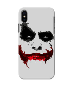 Joker Dark Knight Red Smile Iphone Xs Back Cover