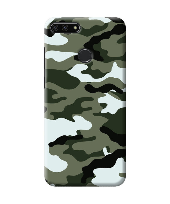 Camouflage Honor 7a Back Cover