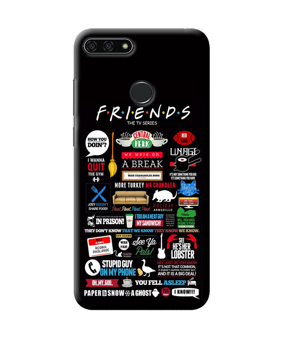 Friends Honor 7a Back Cover