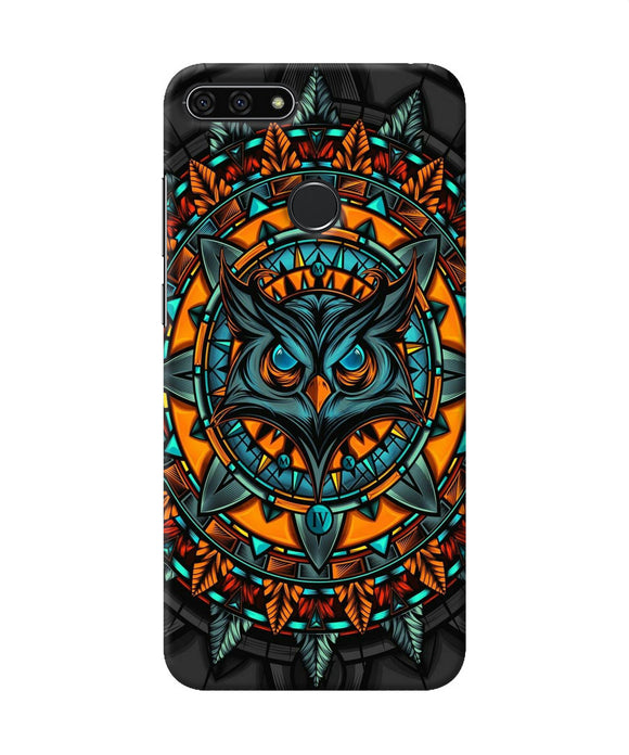 Angry Owl Art Honor 7a Back Cover