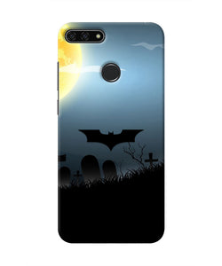 Batman Scary cemetry Honor 7A Real 4D Back Cover