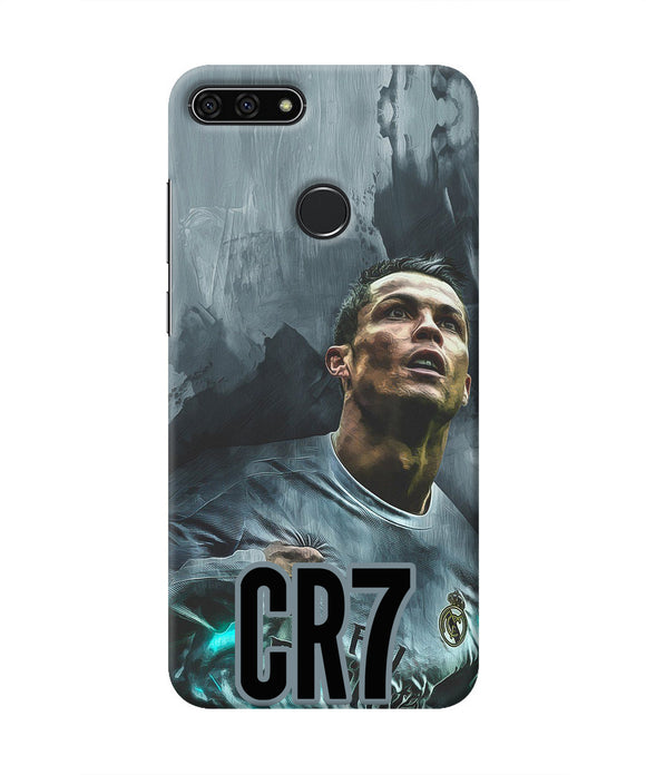 Christiano Ronaldo Grey Honor 7A Real 4D Back Cover