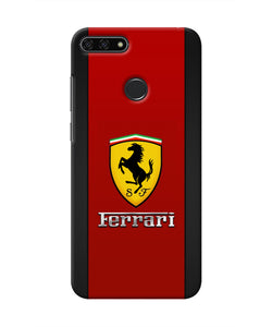 Ferrari Abstract Maroon Honor 7A Real 4D Back Cover