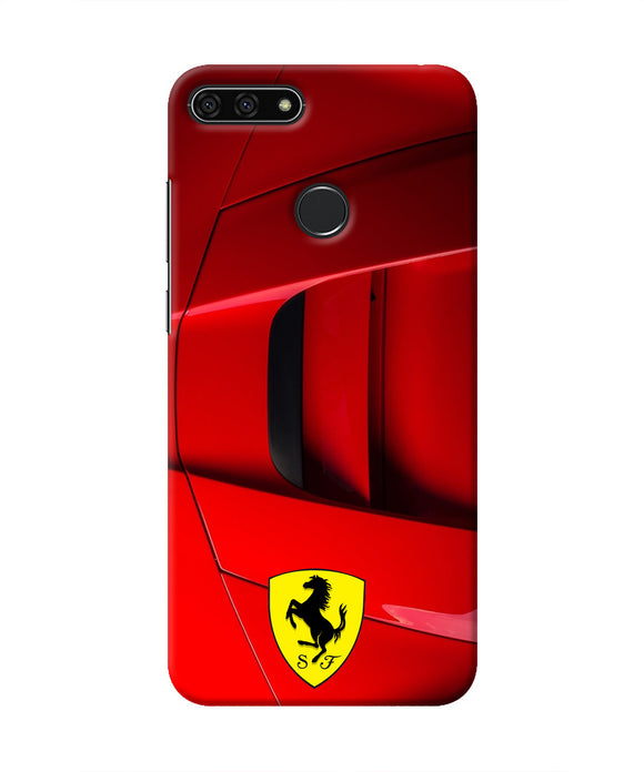 Ferrari Car Honor 7A Real 4D Back Cover