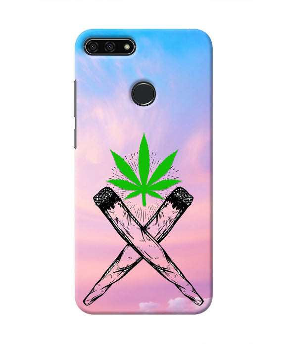 Weed Dreamy Honor 7A Real 4D Back Cover