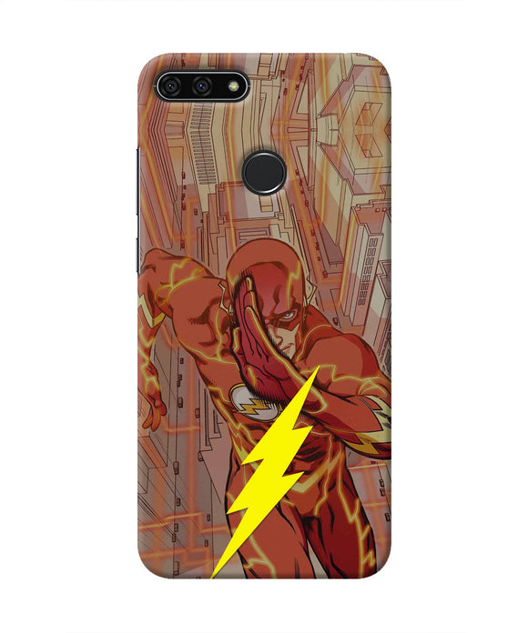 Flash Running Honor 7A Real 4D Back Cover