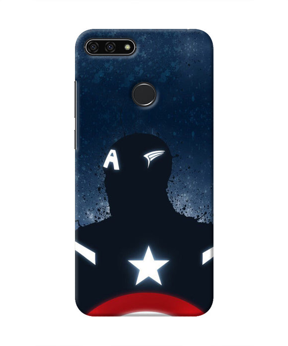 Captain america Shield Honor 7A Real 4D Back Cover