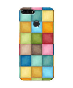 Abstract Colorful Squares Honor 7a Back Cover