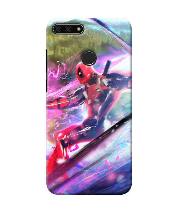 Deadpool Super Hero Honor 7a Back Cover