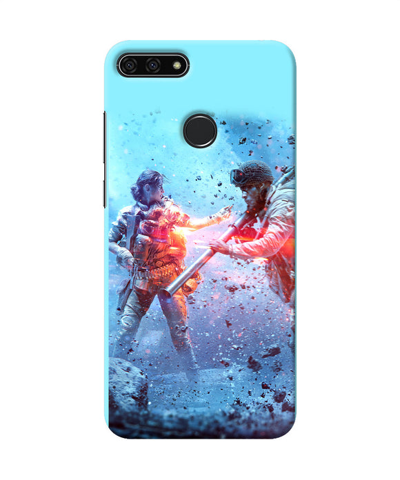 Pubg Water Fight Honor 7a Back Cover