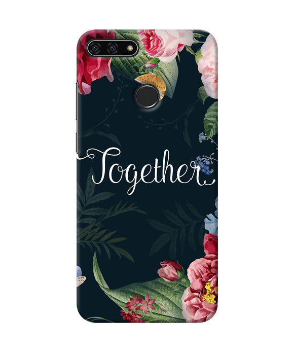 Together Flower Honor 7a Back Cover