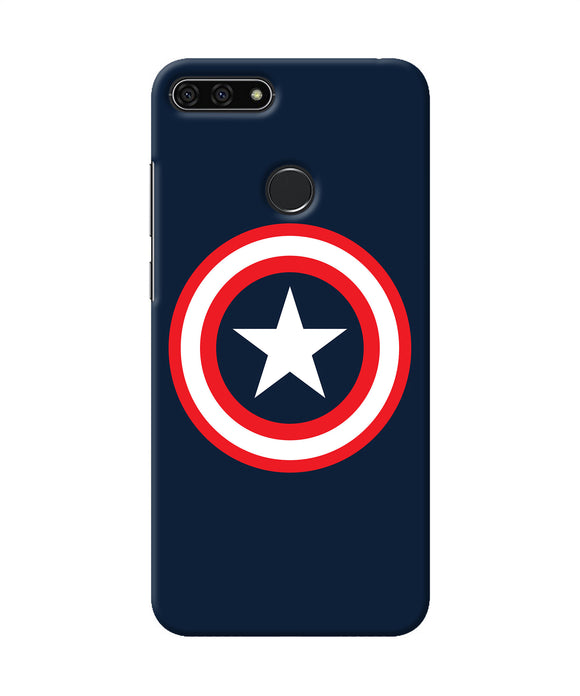 Captain America Logo Honor 7a Back Cover