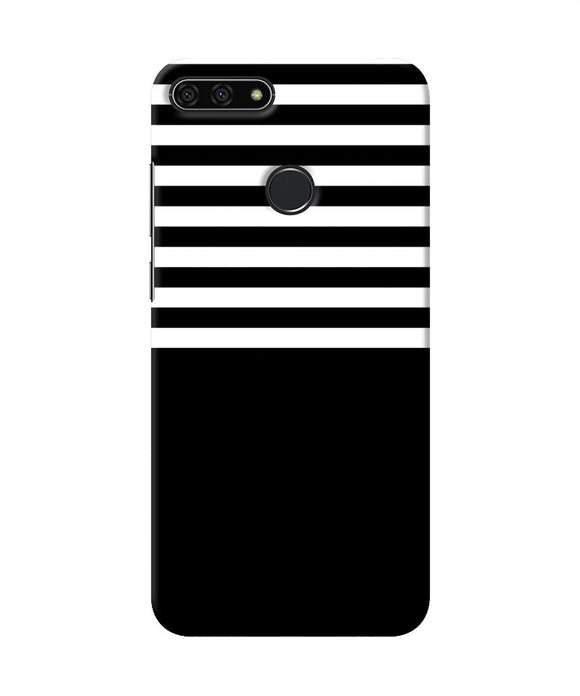 Black And White Print Honor 7a Back Cover