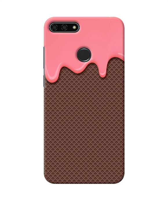 Waffle Cream Biscuit Honor 7a Back Cover