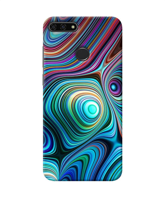 Abstract Coloful Waves Honor 7a Back Cover