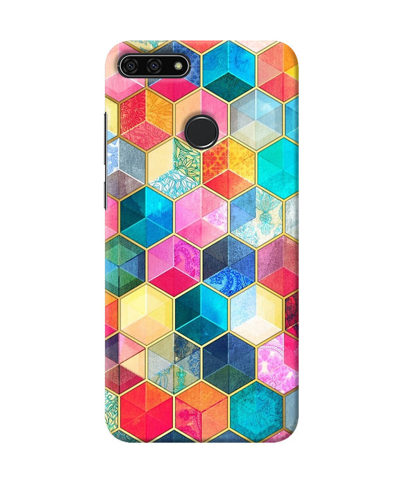 Abstract Color Box Honor 7a Back Cover