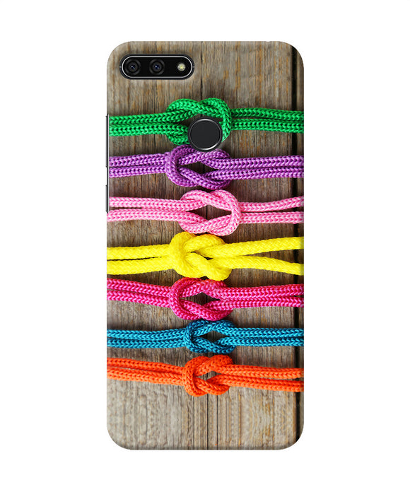 Colorful Shoelace Honor 7a Back Cover