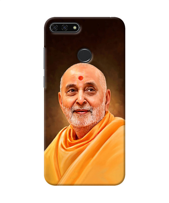 Pramukh Swami Painting Honor 7a Back Cover