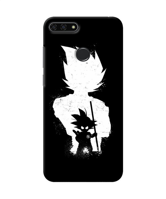 Goku Night Little Character Honor 7a Back Cover