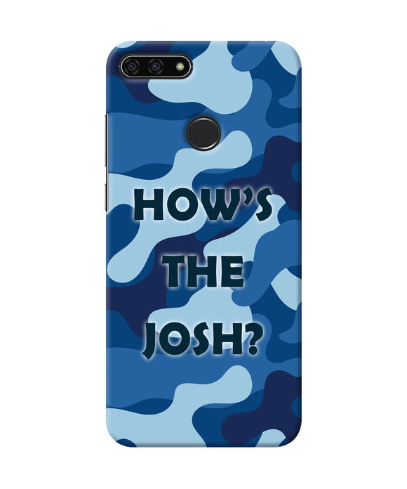 Hows The Josh Honor 7a Back Cover