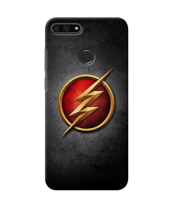 Flash Logo Honor 7a Back Cover