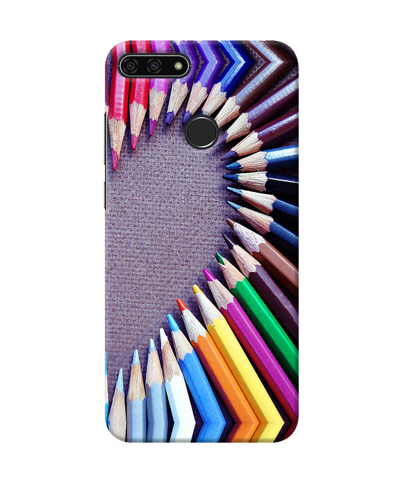 Color Pencil Half Heart Honor 7a Back Cover