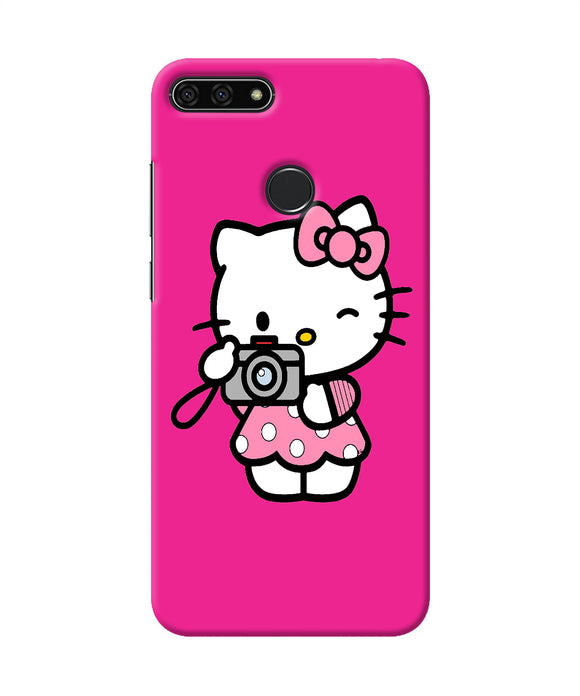 Hello Kitty Cam Pink Honor 7a Back Cover