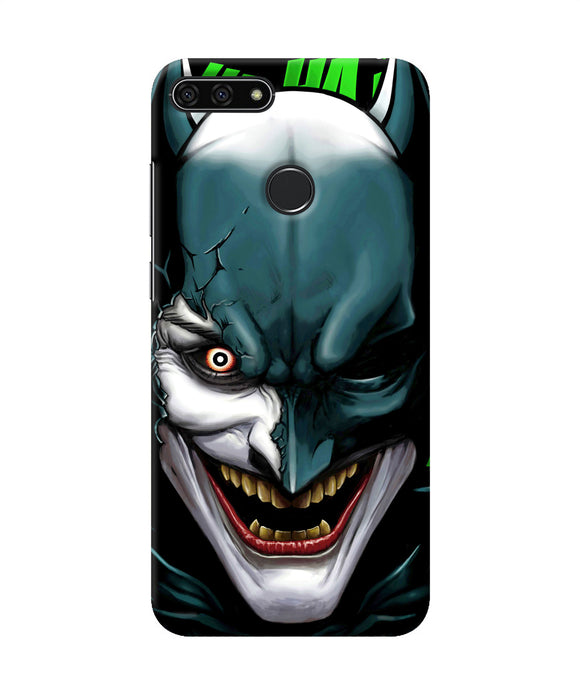 Batman Joker Smile Honor 7a Back Cover