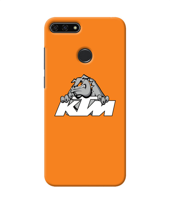 Ktm Dog Logo Honor 7a Back Cover