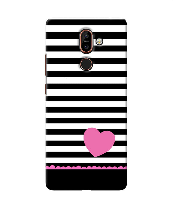 Abstract Heart Nokia 7 Plus Back Cover