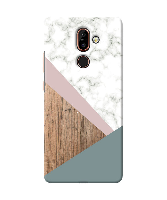 Marble Wood Abstract Nokia 7 Plus Back Cover