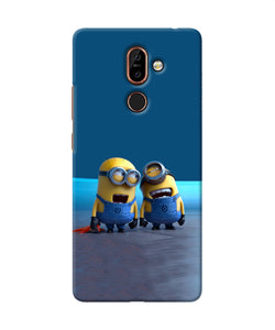 Minion Laughing Nokia 7 Plus Back Cover