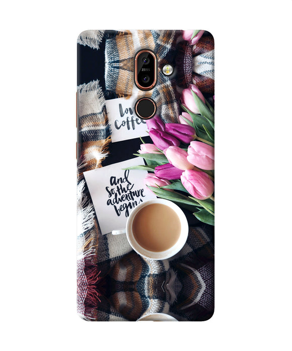Love Coffee Quotes Nokia 7 Plus Back Cover