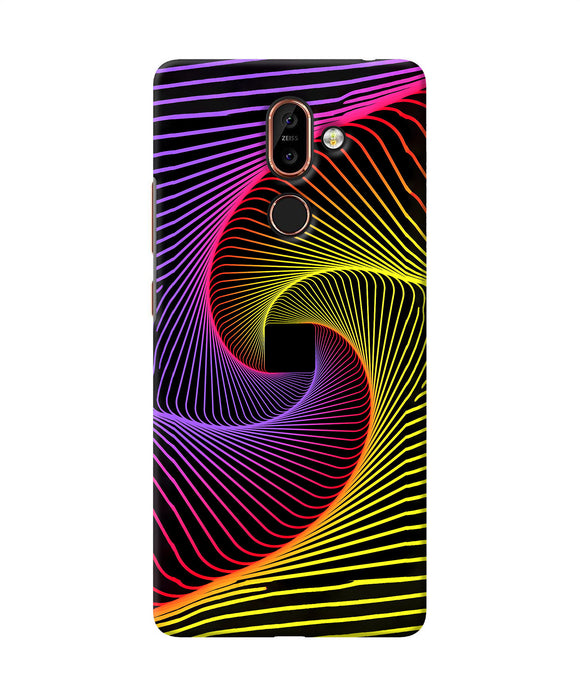 Colorful Strings Nokia 7 Plus Back Cover