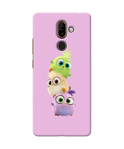 Cute Little Birds Nokia 7 Plus Back Cover