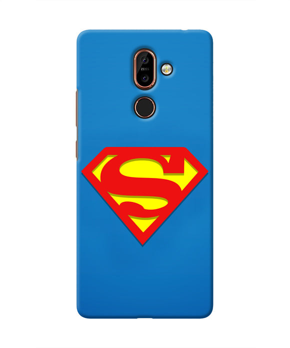 Superman Blue Nokia 7 Plus Real 4D Back Cover