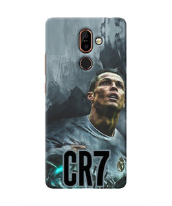 Christiano Ronaldo Grey Nokia 7 Plus Real 4D Back Cover